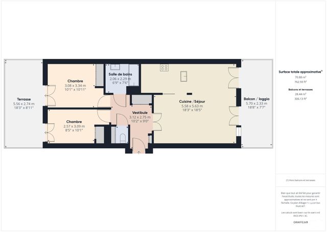 Appartement T3 à vendre - 3 pièces - 73.12 m2 - BOULOGNE BILLANCOURT - 92 - ILE-DE-FRANCE - Century 21 Prestimmo Conseil