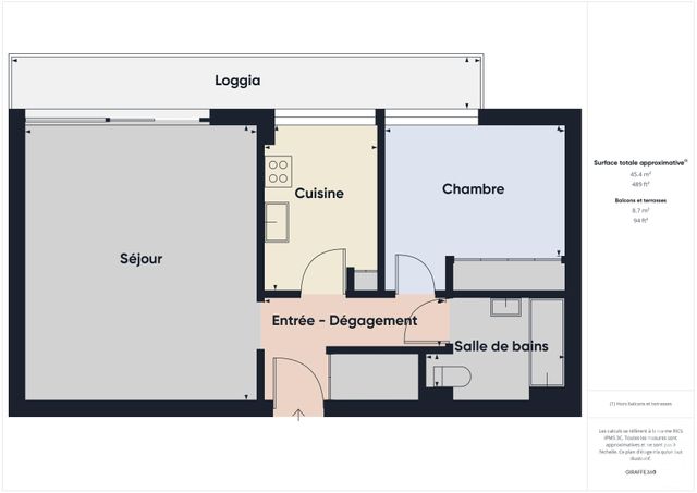Appartement T2 à vendre - 2 pièces - 45.0 m2 - BOULOGNE BILLANCOURT - 92 - ILE-DE-FRANCE - Century 21 Prestimmo Conseil