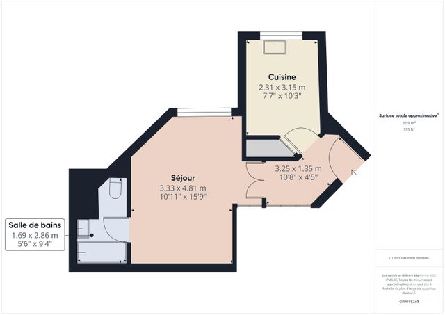 Afficher la photo en grand Appartement T1 à vendre - 1 pièce - 34.34 m2 - BOULOGNE BILLANCOURT - 92 - ILE-DE-FRANCE - Century 21 Prestimmo Conseil