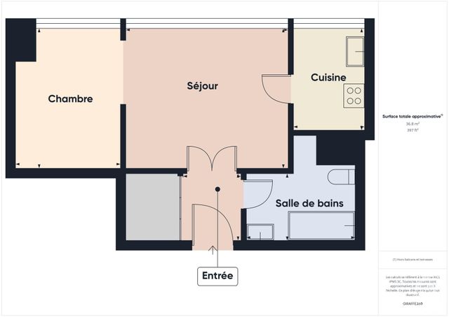 Appartement F2 à louer - 2 pièces - 35.64 m2 - BOULOGNE BILLANCOURT - 92 - ILE-DE-FRANCE - Century 21 Prestimmo Conseil