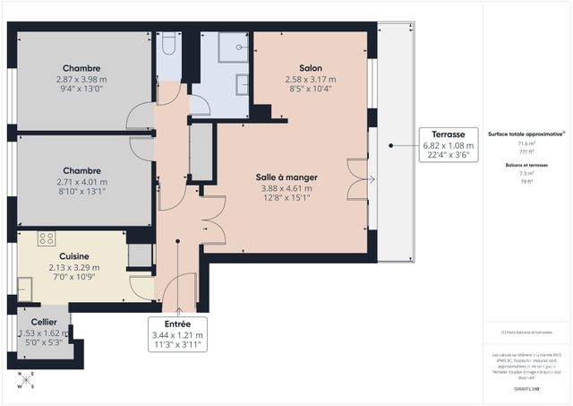 Appartement T4 à vendre - 4 pièces - 72.04 m2 - BOULOGNE BILLANCOURT - 92 - ILE-DE-FRANCE - Century 21 Prestimmo Conseil