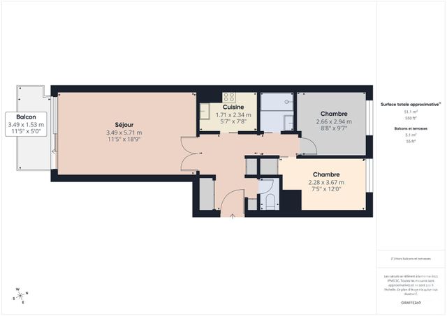 Appartement T3 à vendre - 3 pièces - 52.0 m2 - BOULOGNE BILLANCOURT - 92 - ILE-DE-FRANCE - Century 21 Prestimmo Conseil