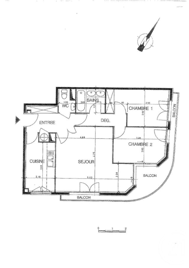 Appartement F3 à louer - 3 pièces - 64.81 m2 - BOULOGNE BILLANCOURT - 92 - ILE-DE-FRANCE - Century 21 Prestimmo Conseil
