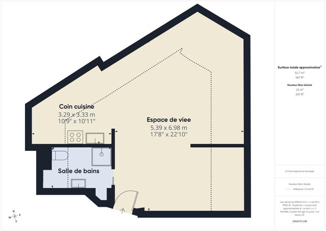 Appartement Studio à vendre - 1 pièce - 21.35 m2 - BOULOGNE BILLANCOURT - 92 - ILE-DE-FRANCE - Century 21 Prestimmo Conseil