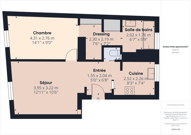 Appartement F2 à louer - 2 pièces - 43.1 m2 - BOULOGNE BILLANCOURT - 92 - ILE-DE-FRANCE - Century 21 Prestimmo Conseil