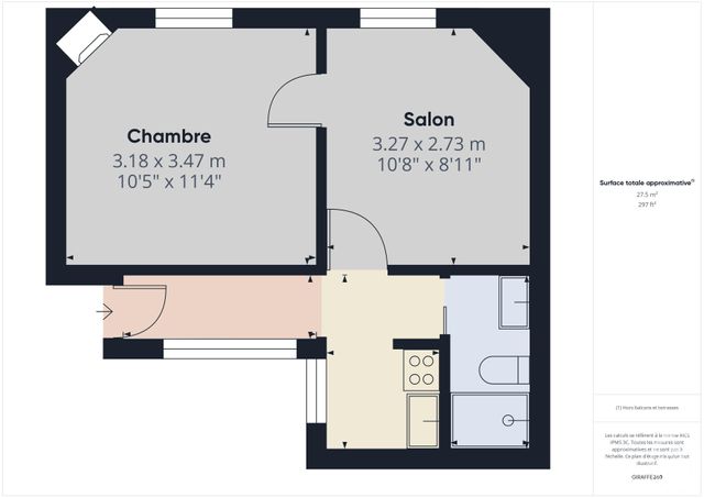 Appartement F2 à vendre - 2 pièces - 27.9 m2 - BOULOGNE BILLANCOURT - 92 - ILE-DE-FRANCE - Century 21 Prestimmo Conseil