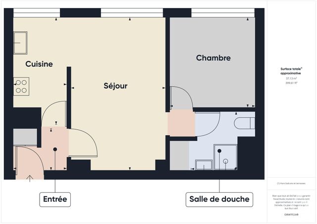 Appartement T2 à louer - 2 pièces - 35.77 m2 - BOULOGNE BILLANCOURT - 92 - ILE-DE-FRANCE - Century 21 Prestimmo Conseil